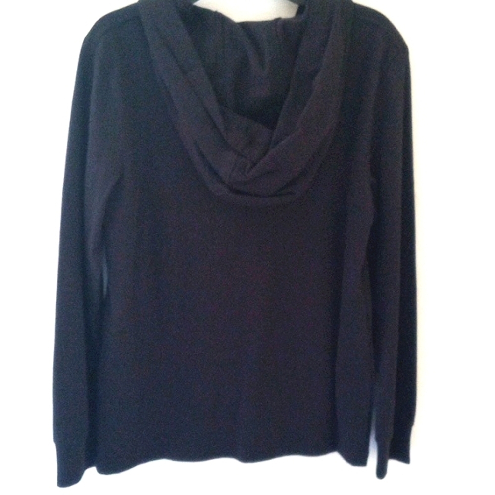 ADIDAS BOYS BLACK CREW NECK LONG SLEEVE GRAPHIC HOODIE TEE SHIRT SIZE 6 NWT - Picture 2 of 4